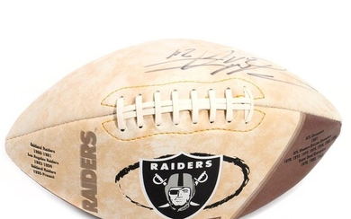 Charles Woodson Oakland Raiders Autographed Football