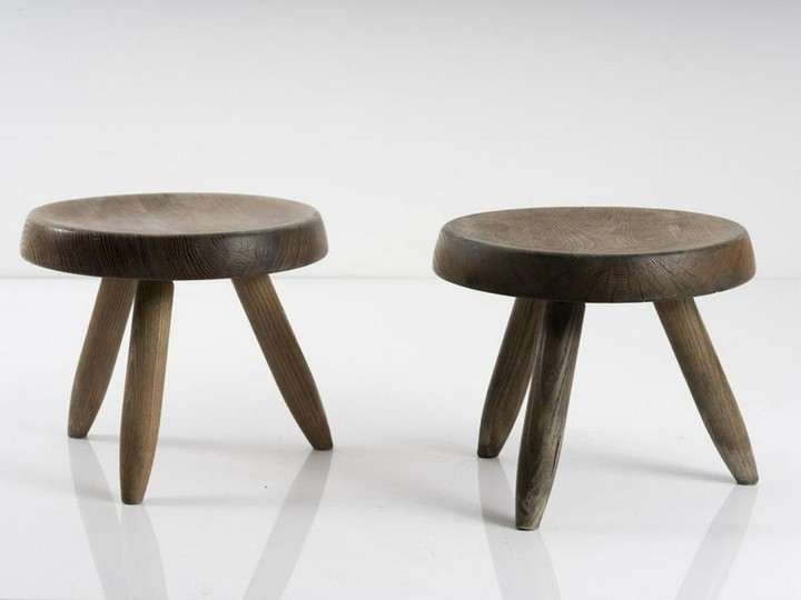 Charlotte Perriand, Two stools, 1938