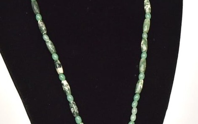 Chinese Jade Necklace With Pendant
