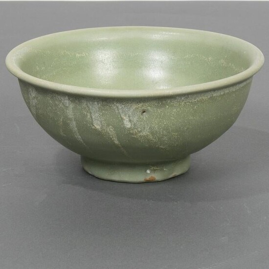 Chinese Longquan celadon glazed bowl