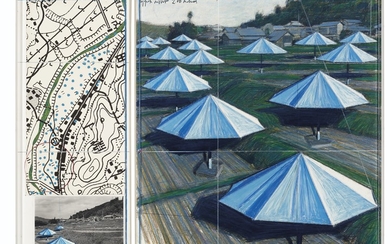 Christo (b. 1935), The Umbrellas (Joint Project for Japan and Western USA)