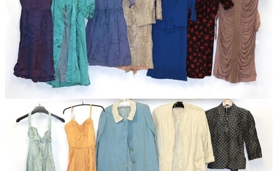 Circa 1940/50 Suits, Dresses, Evening Coats, including a royal blue...