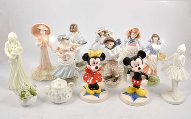 Coalport, Worcester and Schmid Disney figures