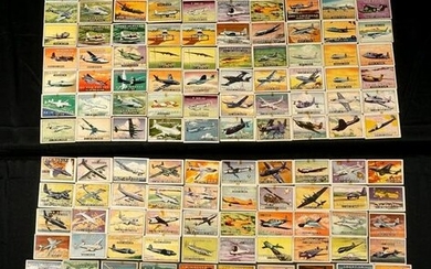 Collection of 170 Wings Gum Trading Cards