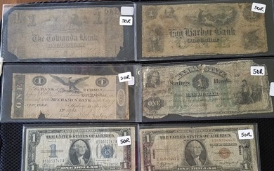 Collection of Eight Paper Currency Notes
