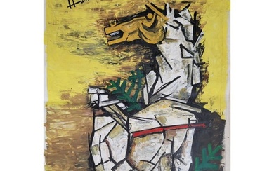 Maqbool Fida Husain 1915-2011 Oil on Canvas No COA