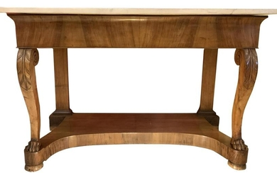 Console in mahogany, Sicily, the first half of the