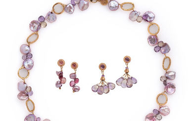 DOMINIQUE COHEN, COLLECTION OF GOLD AND GEMSTONE JEWELRY