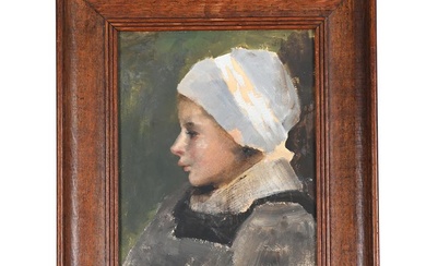DUTCH SCHOOL (19TH CENTURY), PORTRAIT OF A GIRL