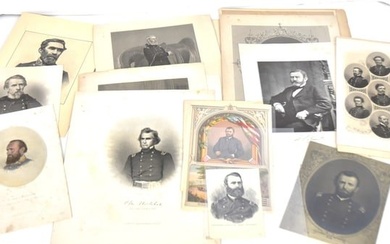 Early Civil War Generals Engravings
