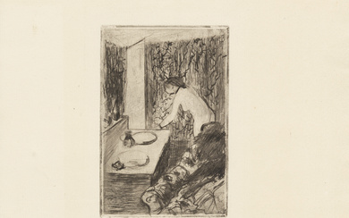 Edgar Degas (1834-1917) Petit cabinet de toilette