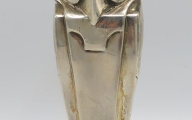 Edouard Sandoz Large Bronze Mascot Owl Art Deco H: 7.5"