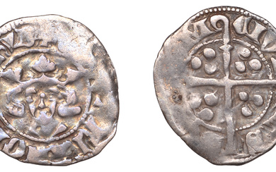 Edward II (1307-1327), Penny, class 12, Durham, Bp Kellawe, mm. cross pattee,...
