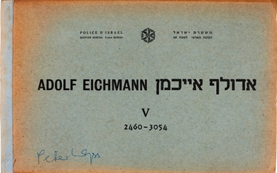 Eichmann | Interrogation transcripts, [Israel, 1961], 6 volumes, printed wrappers