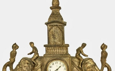 Elephant-Form Table Clock