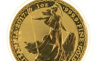 Elizabeth II 2017 Britannia one ounce fine gold one hundred ...
