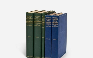 Elliott Coues, Two First Ed. Works, Five Volumes