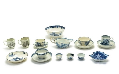 English 18th Century Porcelain Painted and Transfer