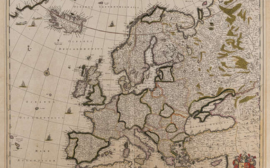 Europe.- Visscher (Nicolas) Europa delineata et recens edita..., [c. 1677].