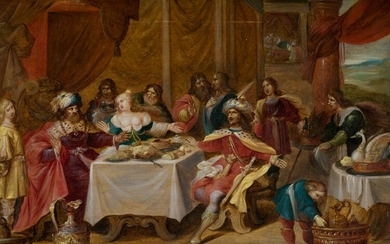 FRANS FRANCKEN II (1581 / 1642) "The Feast of