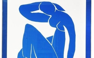 FRENCH LITHOGRAPH OF FEMALE NUDE BY HENRI MATISSE