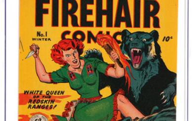 Firehair Comics #1 Mile High Pedigree (Fiction House, 1948)...