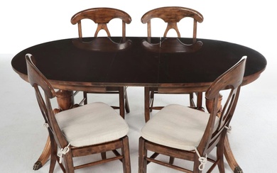 Five-Piece Dining Set, Incl. Pottery Barn "Napoleon"