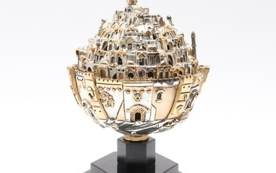 Frank Meisler Judaica "Jerusalem Sphere" Sculpture