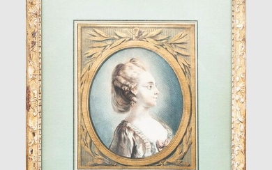 French School: Portrait of a Lady in Profile
