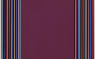 GENE DAVIS, AMERICAN, WASHINGTON, D.C. 1920-1985, SMITHSONIAN RESIDENT ASSOCIATE PROGRAM, 1980, Silkscreen, Sight: 28 1/2 x 24 1/2 in. (72.4 x 62.2 cm.), Frame: 32 1/2 x 28 1/2 in. (82.6 x 72.4 cm.)