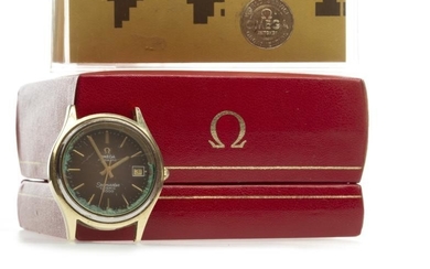 GENTLEMAN'S OMEGA SEAMASTER COSMIC 2000 GOLD PLATED AUTOMATIC WRIST...