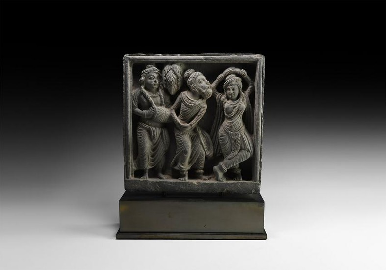 Gandharan Figural Frieze with Musicians