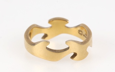 Georg Jensen: Fusion ring of 18 kt. gold, size 57