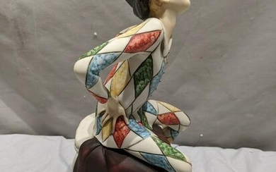 Giuseppe Armani Florence Sculpture Harlequin Signed