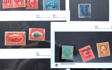 Group of Ten Better US Stamps Inc CSA#7 Columbians