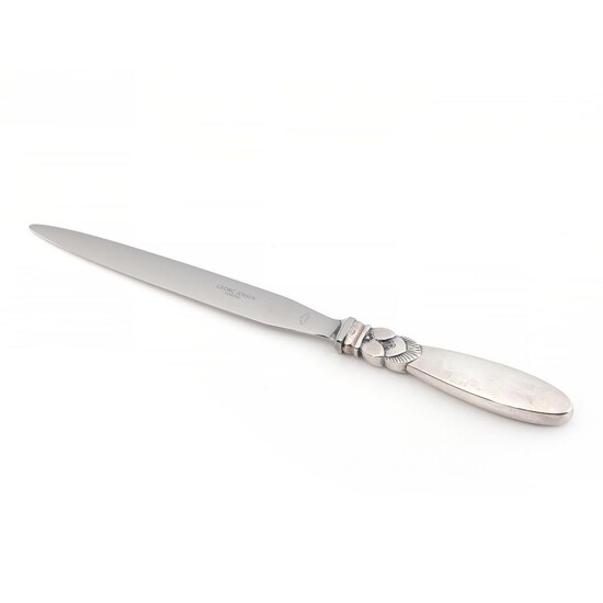 SOLD. Gundorph Albertus: "Cactus". A paper knife with sterling silver handle. Georg Jensen after 1945. L. 20 cm. – Bruun Rasmussen Auctioneers of Fine Art