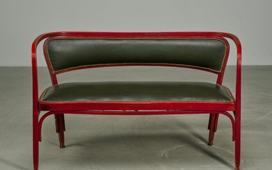 Gustav Siegel, settee, model number: 715, designed in 1899, produced since 1899, added to the catalogue in 1902, executed by Jacob & Josef Kohn, Vienna