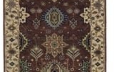 Hallway Boho Decor Geometric 25X139 Indo-Karajeh Oriental Runner Rug Carpet