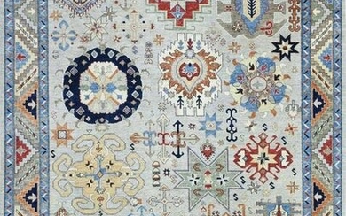 Hand Knotted Natural Dyed Wool Ersari Oriental Rug