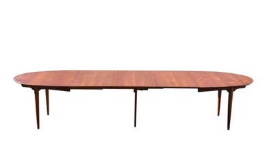 Hans J. Wegner Danish Modern Teak Oval Table