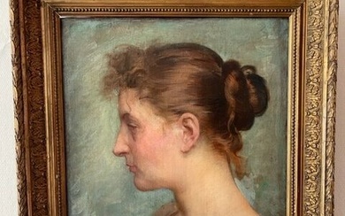 Henri-Lucien DOULET (1856-1895) Portrait... - Lot 50 - Beaussant Lefèvre & Associés