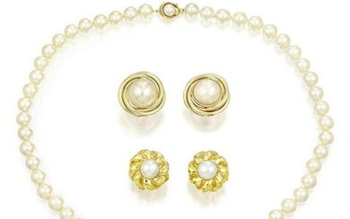 Henry Dunay Mabe Pearl Ear Clips and Mabe Pearl Ear
