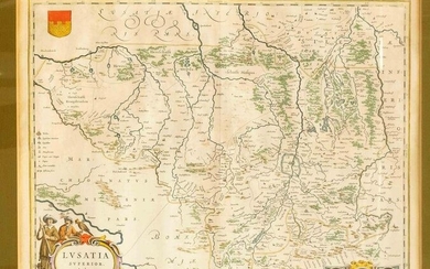 Historical map of Upper Lusati