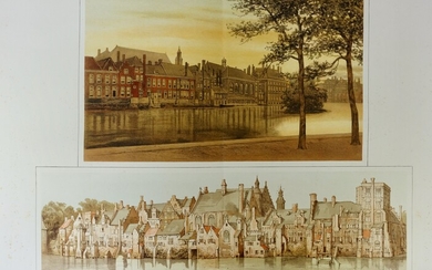 ISING, A. Het Binnenhof te 's-Gravenhage. 's-Grav., H.C. Susan, 1879(-84). 1 vol. of text: (8),...