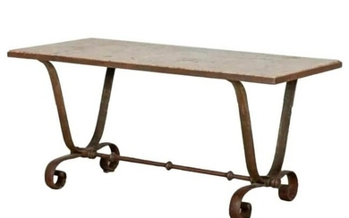 Italian Iron and Marble table