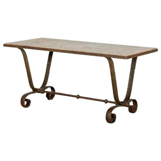 Italian Iron and Marble table