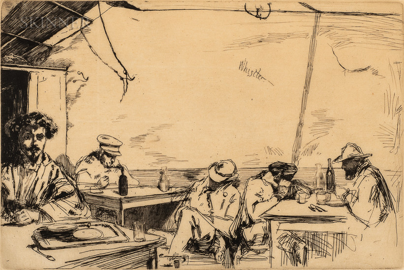 James Abbott McNeill Whistler (American, 1834-1903) Soupe à trois sous