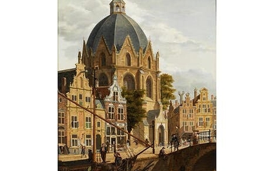 Jan Hendrik Verheyen, 1778 Utrecht – 1846 ebenda, HOLLÄNDISCHE STADTANSICHT