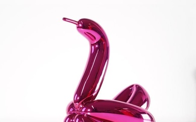 ** Jeff Koons (b.1955) Balloon Swan (Magenta)