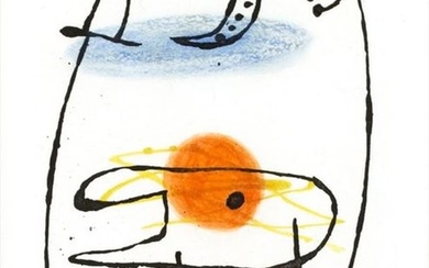 Joan Miró, Pl.4 from 'La Bague d'Aurore'